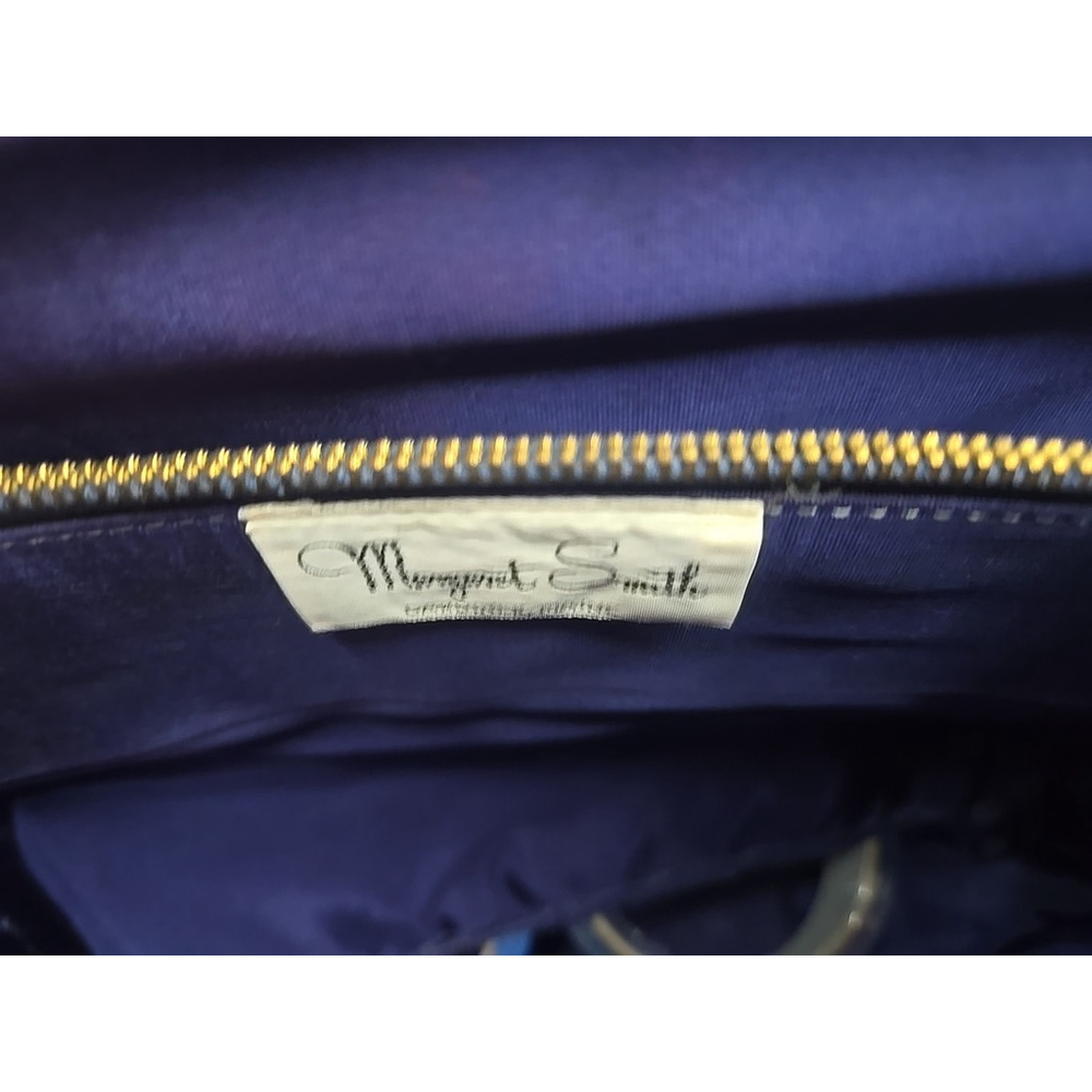 Vintage Margaret Smith Floral Tapestry Handbag Canvas Tote Purse Multicolor - Picture 7 of 11